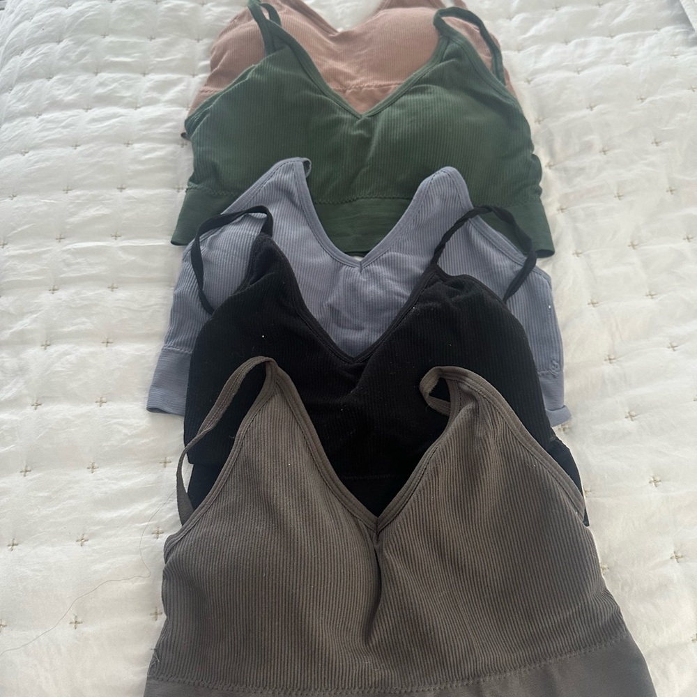 Women's Ribbed Tank Tops - Multi-Color Pack - Picture 3 of 4
